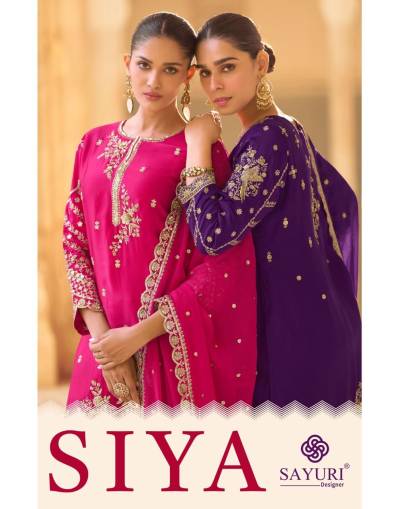 SIYA BY SAYURI DESIGNER SILK SALWAR SUIT WHOLESALER IN INDIA